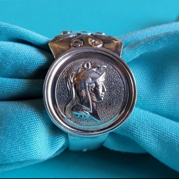 1863 Tiffany & Company Spartan Spoon Ring in Sterling Silver #73 - Picture 1 of 16